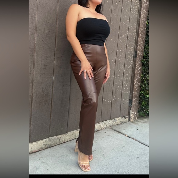 Vintage Wilson’s Brown Leather Pants - Picture 1 of 6